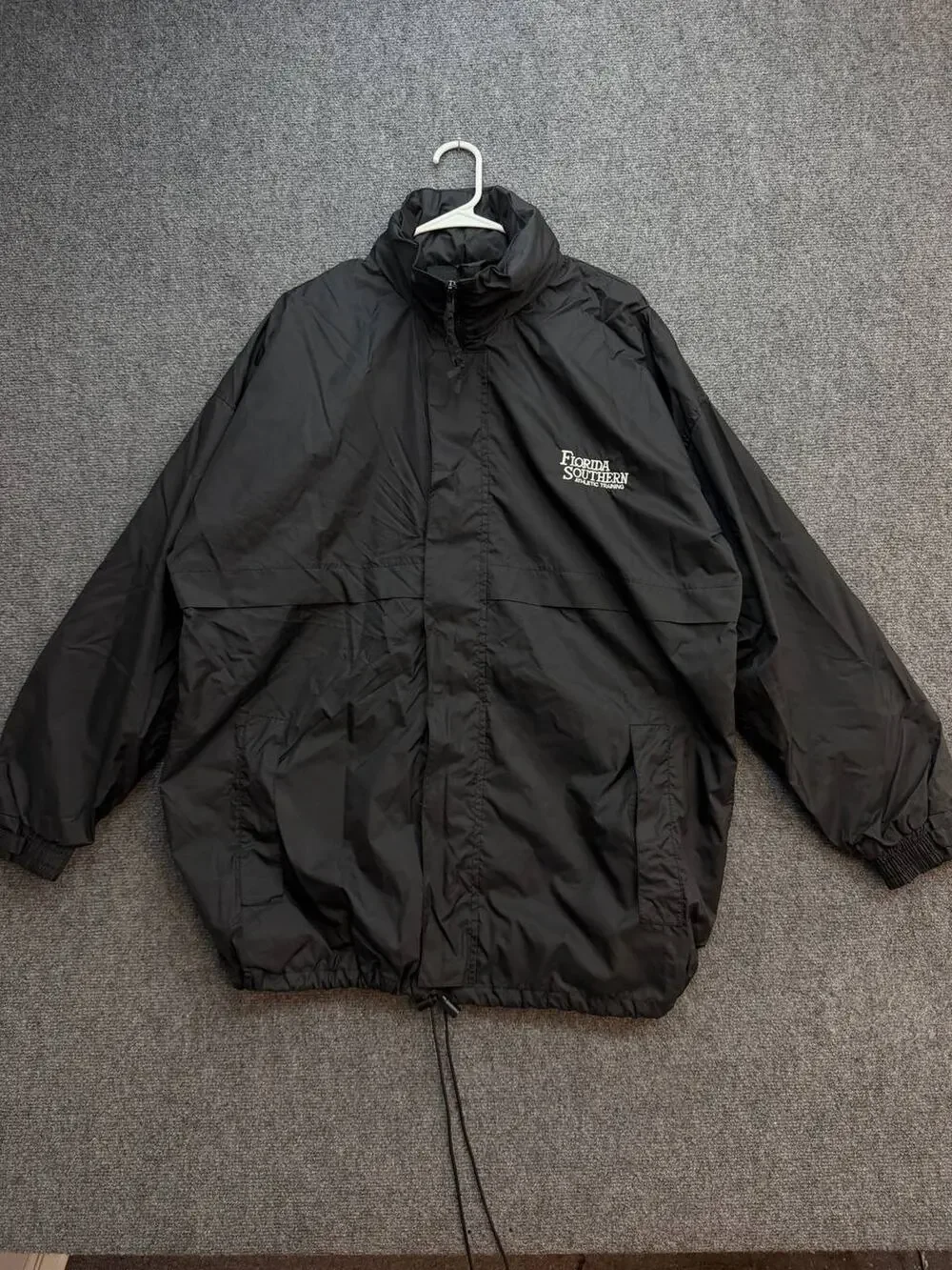 Tri-Mountain Florida Southern Athletic Training Men's L Black Windbreaker Jacket